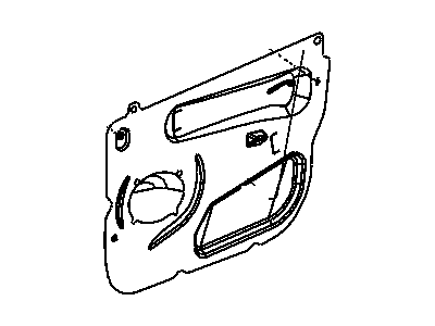 Jeep 55394026AH INSULATOR Front Door