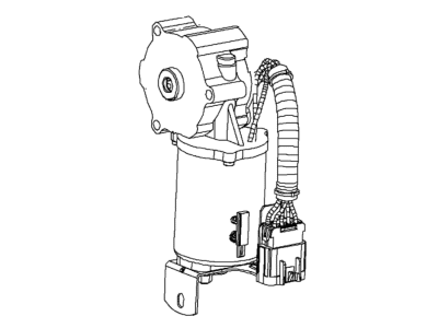 Ram 68450803AA Shift Motor