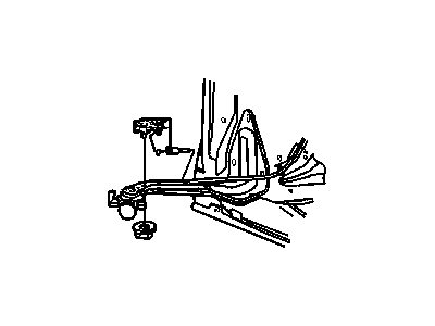 Dodge 4894027AA LATCH Sliding Door Hold Open