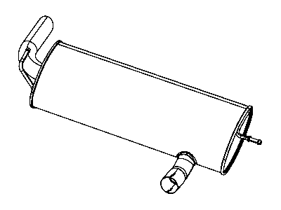 Mopar 52059937AG Muffler And Tailpipe Exhaust
