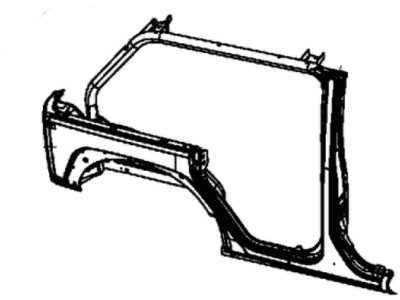 Jeep 55397056AB SEAL C-PILLAR BELT BODY SIDE Mucket