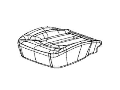 Mopar 7BB64PQQAA Cover Front Seat Cushion 7BB64PQQAA Mopar Cover Front Seat Cushion Illustration 1 of 1