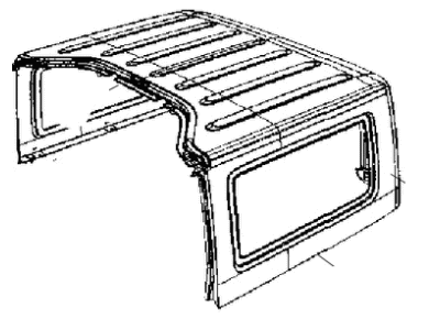 Jeep 68005016AB SEAL Enclosure To Body