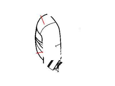 Jeep 55155843AC MIRROR Outside Rearview