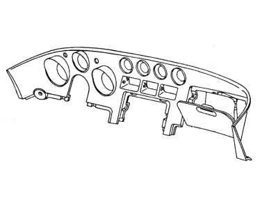 Mopar 4643870 Fascia, Instrument Panel