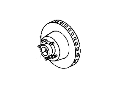 Dodge 52006240 Hub & Rotor