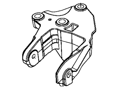 Mopar 5085516AB Bracket Engine Mount 5085516AB Mopar Bracket Engine Mount Illustration 1 of 1
