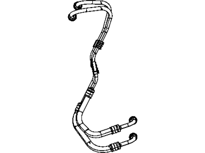 Dodge 68078998AA HOSE Transmission Oil Cooler Pressure and Return