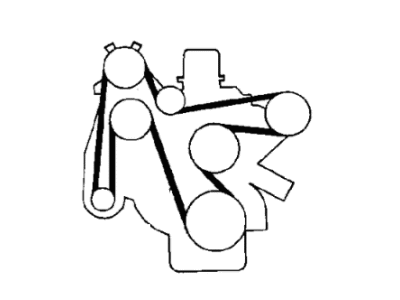 Jeep Comanche Drive Belt - Q4061025