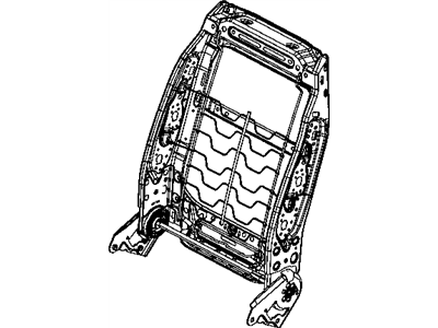 Jeep 4610144AB FRAME Front Seat Back