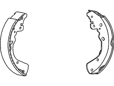 Dodge 5191790AB SHOE AND LINING KIT Drum