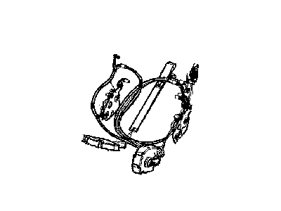 Jeep 5183687AA CABLE EFFORT BOX Includes Strap