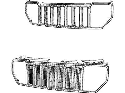 Jeep 5KH101W7AD GRILLE Radiator