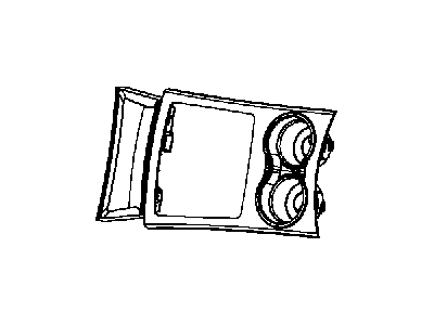 Dodge 1QE81SZ0AA BEZEL Cup Holder