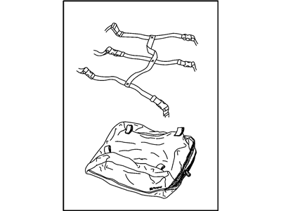 Mopar 82204344 Carrier Kit Luggage 82204344 Mopar Carrier Kit Luggage Illustration 1 of 1