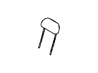 Mopar 1FQ681D1AA Headrest Rear Mopar 1FQ681D1AA Headrest Rear