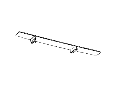 Dodge 1BU14RXFAC SPOILER Rear Air Dam