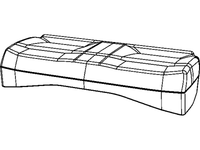 Mopar 1UD82DK2AA Cover Rear Seat Cushion Mopar 1UD82DK2AA Cover Rear Seat Cushion