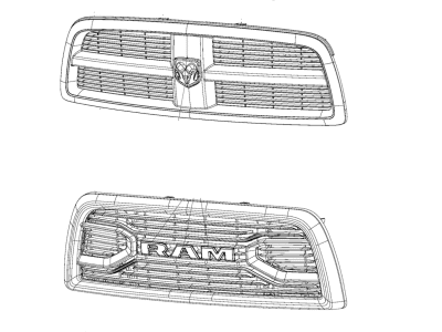 Ram 68366701AA GRILLE Radiator
