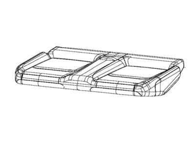 Jeep 7DZ57BDQAA COVER Rear Seat Cushion