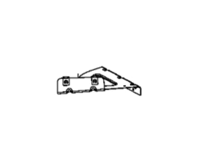 Dodge 68160492AA BRACKET Fascia Absorber Attaching