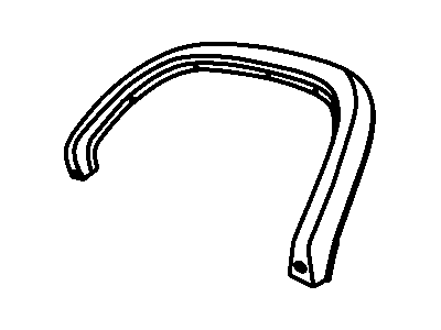 Dodge 1EM12RXFAD MOLDING Wheel Opening Flare