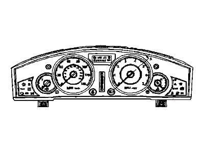 Chrysler 68038338AF CLUSTER Instrument Panel