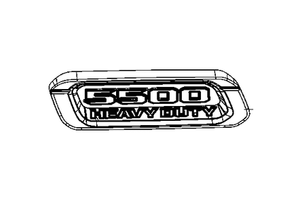 Mopar 68374023AB Bezel Hood 5500 Heavy Duty
