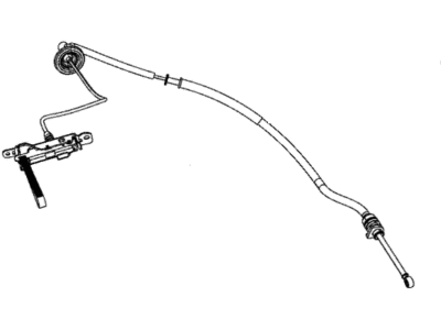 Ram 68089408AH CABLE Automatic Transmission Manual Park Release