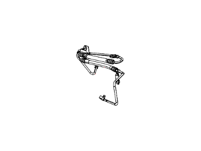 Mopar 52124656AF Hose Power Steering Pressure Power Steering Pump To Gear