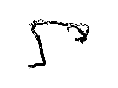 Mopar 5154409AE Hose Power Steering Gear to Reservoir