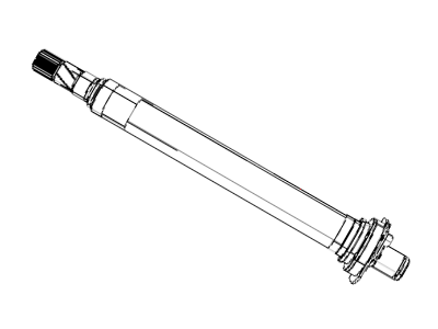 Mopar 52123566AA Shaft Front Drive 52123566AA Mopar Shaft Front Drive Illustration 1 of 1