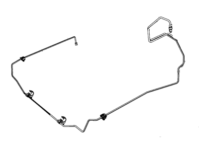 Jeep 68346926AA TUBE Brake HCU To Right Front Hose
