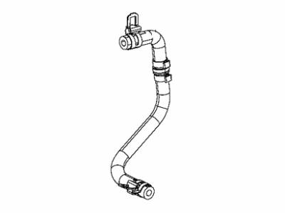 Jeep 68264816AB HOSE Coolant Bottle Vent