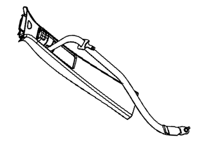 Jeep 5KJ601DVAE SEAT BELT Front Outer