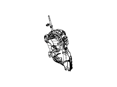 Mopar 5154965AD Shifter Transmission 5154965AD Mopar Shifter Transmission Illustration 1 of 1