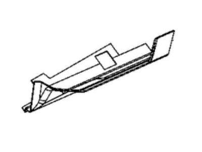 Mopar 68457852AA Heat Shield Battery Tray Lower Mopar 68457852AA Heat Shield Battery Tray Lower
