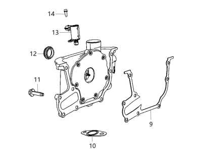 Jeep 68423112AA PUMP Engine Oil