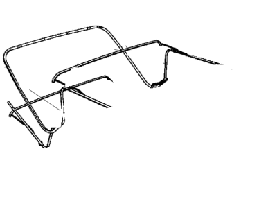 Jeep 68049278AA BOW KIT Folding Top Side