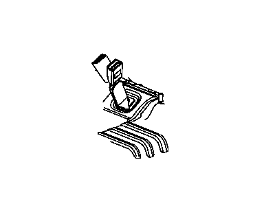 Mopar YV851L1AC Buckle YV851L1AC Mopar Buckle Illustration 1 of 1
