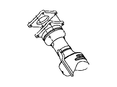 5273981AA Mopar Converter Catalytic Illustration 1 of 1