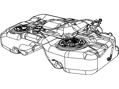 Jeep 68104387AA TANK Fuel