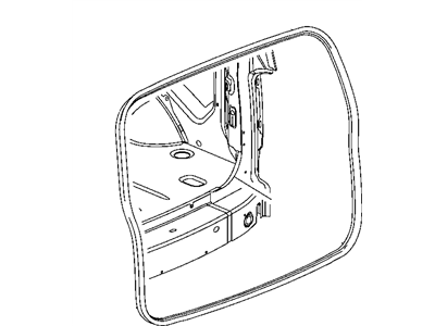 Mopar 55369134AC Weatherstrip Liftgate On Body