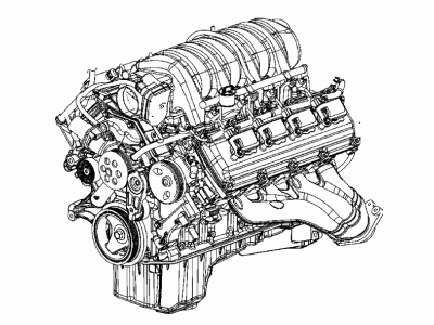 Dodge 68411264AA Long Block
