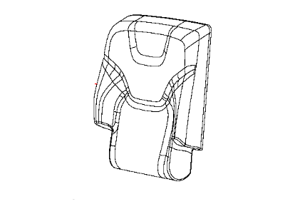 Mopar 5RA58DX9AC Cover Rear Seat Back Right