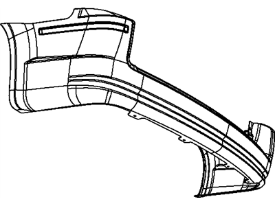 Dodge 68041478AC FASCIA Rear