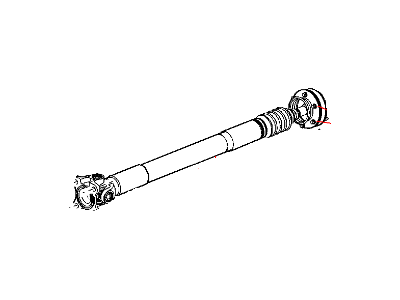 Jeep Drive Shaft - 52105728AE