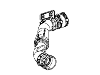 Mopar 68283405AC Duct Charge Air Cooler Outlet Mopar 68283405AC Duct Charge Air Cooler Outlet