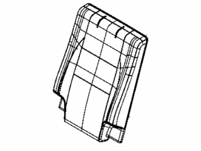 Mopar 6QU24HL1AB Cover Rear Seat Back 3RD Row Mopar 6QU24HL1AB Cover Rear Seat Back 3RD Row