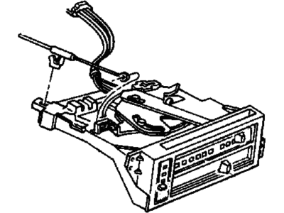 Dodge 55055667AB Dash Control Unit